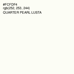 #FCFDF4 - Quarter Pearl Lusta Color Image